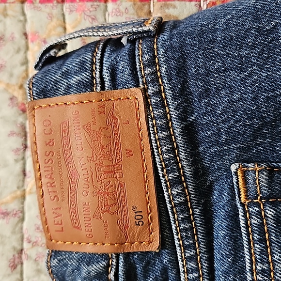 Levis 501 Jeans Size 20W - Picture 7 of 8
